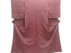 大正ロマン 抽象模様織出し着物